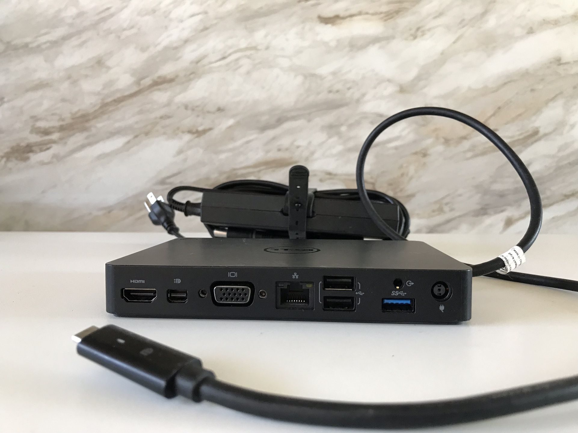 *Dell WD15 K17A USB-C USB 3.0 Laptop Docking Station. *Test it Works. Price