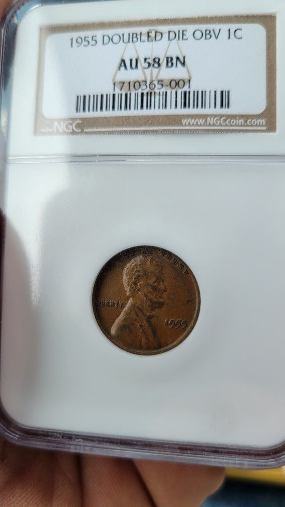 Ngc Au 58 1955 Double Die Lincoln Cent