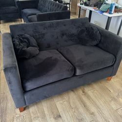 Used Sofa Couch 3 Of Then Black 