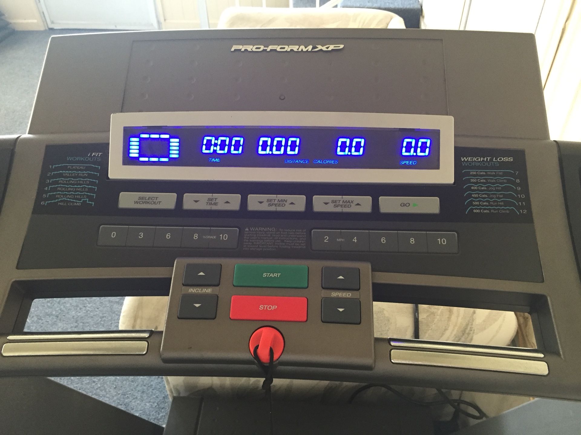 Proform XP 615 trainer treadmill