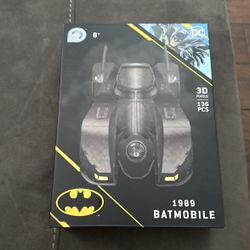 Batman 1989 Batmobile 3d Puzzle 