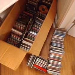 2 Boxes CDs Rock, Pop, Alternative, Folk, Blues,...