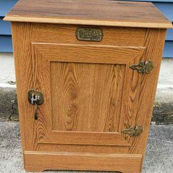 Modern Style Side Table - made to look like Ice Chest