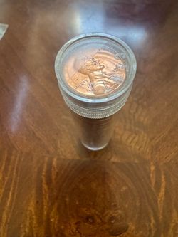 1963 roll of pennies