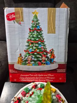 Disney Animated Christmas Tree with Lights and Music