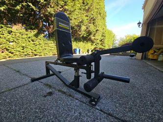 Powertec Workout Bench with leg extension add-on
