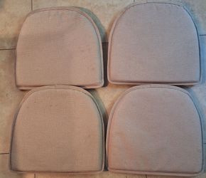 4 Indoor /outdoor Upholstered SEAT PADS $15 FOR All! 16"x17"