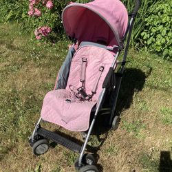 Pink Maclaren Triumph Stroller