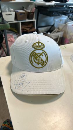 Real Madrid autographed cap