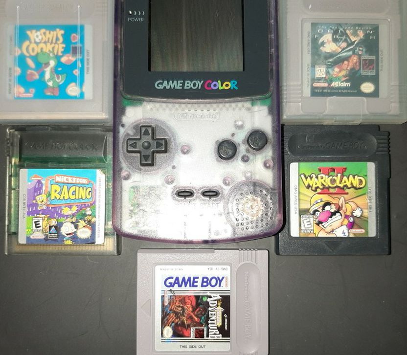 Gameboy Color With 5 Games
