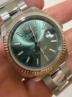 Rolex Datejust Green Dial Men’s