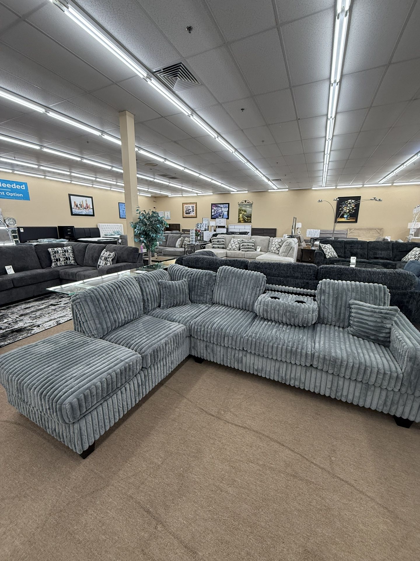 Corduroy Sectional