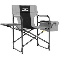 Tisetrail Folding Camping Chair with Side Table and Cooler