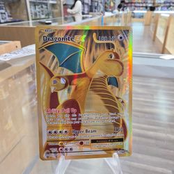 Dragonite EX 106/108 Full Art Holo Pokemon Card