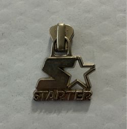 Vintage Genuine Starter Zipper Pull Tab Fob Metal For Jacket Coat