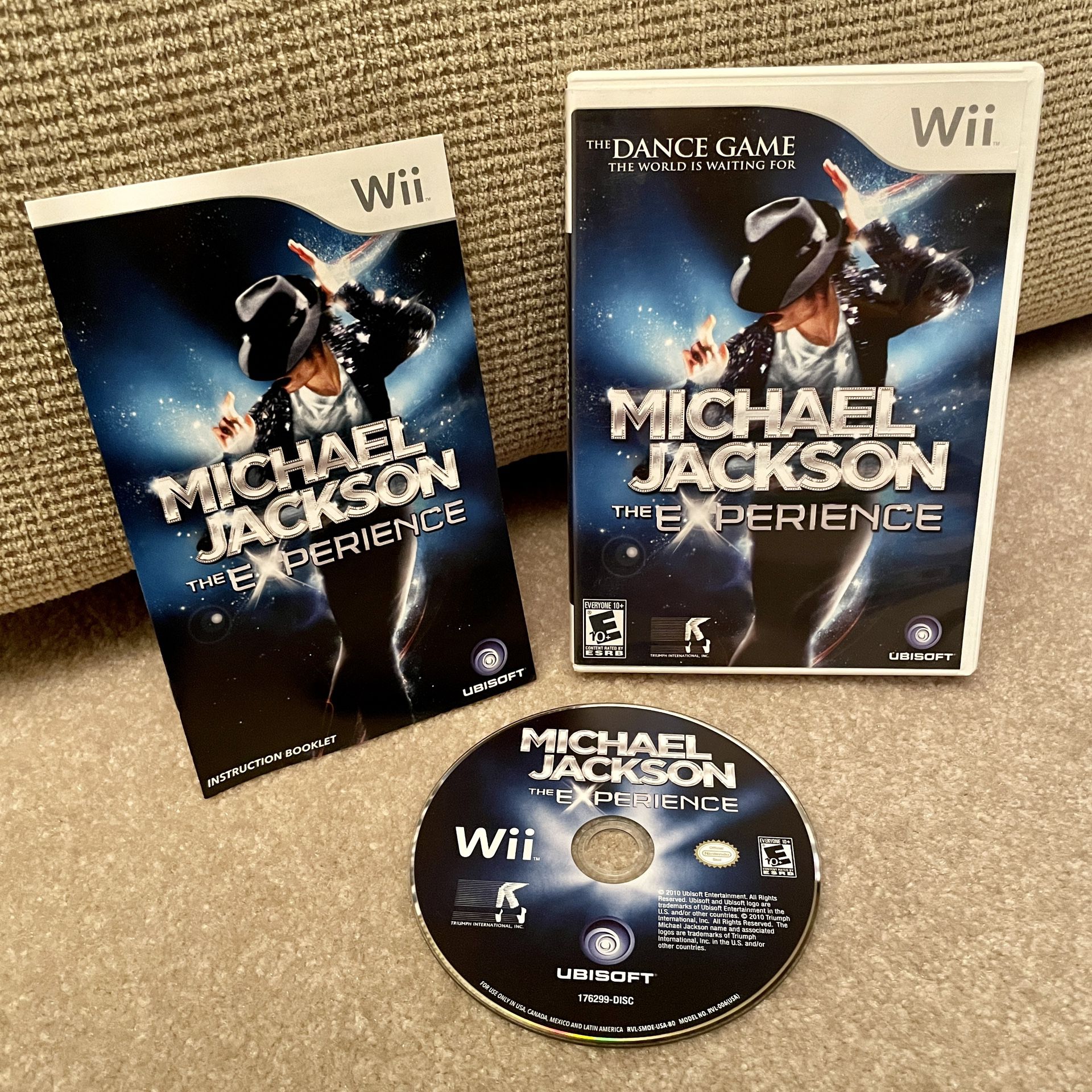 Michael Jackson The Experience Nintendo Wii Video Game For System Console U Dance Music Retro Gaming Classic Dancing Fitness