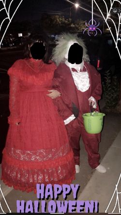 Beetlejuice Shrunken Head Costume No Wig