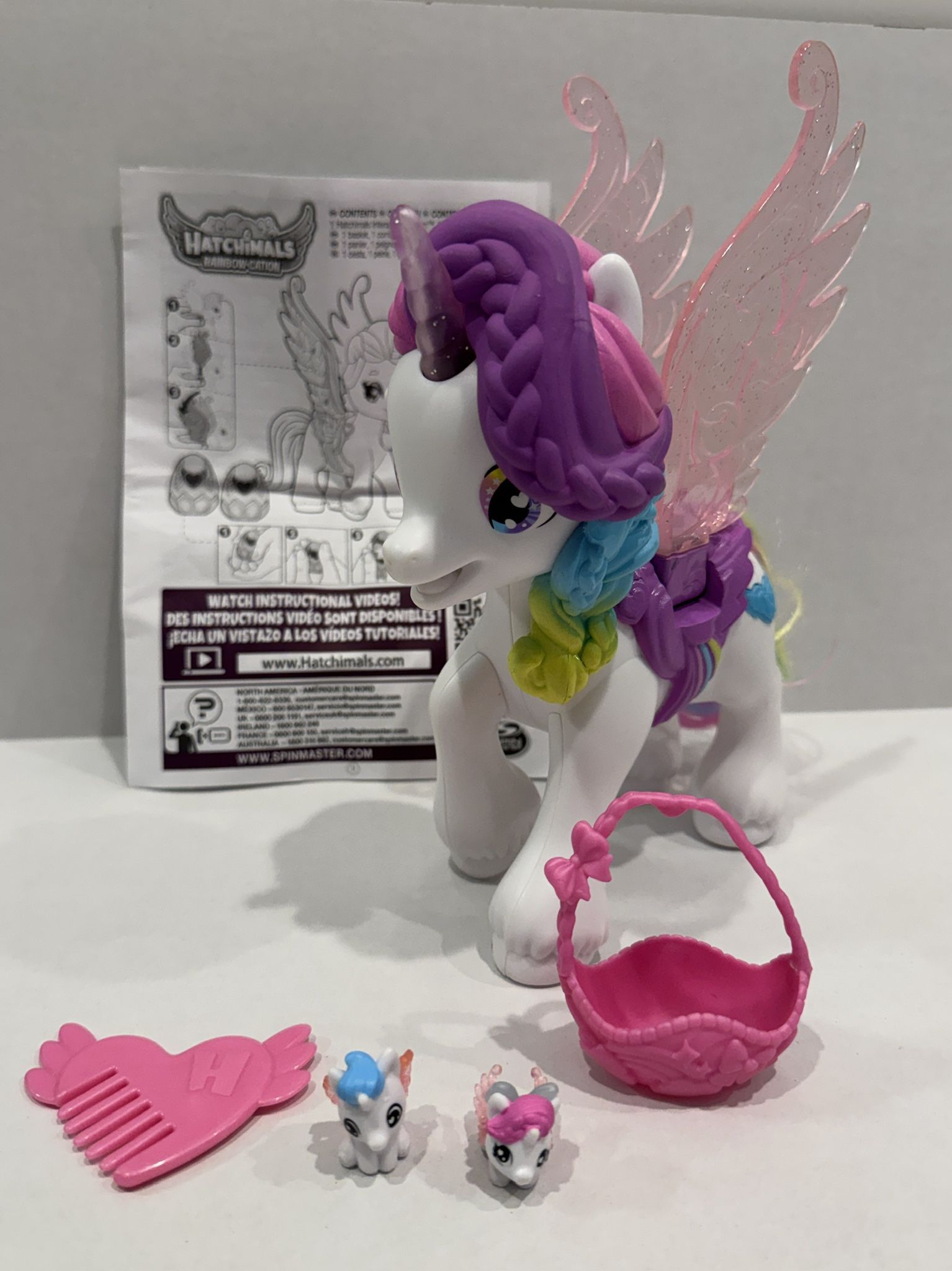 Interactive Hatchimals CollEGGtibles Hatchicorn Toy with over 60 Lights and Sounds