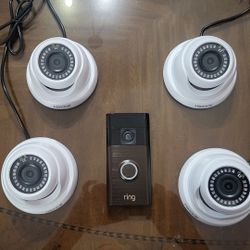 4 CAMARAS D SEGURIDAD-SURVEILLANCE SYSTEMS