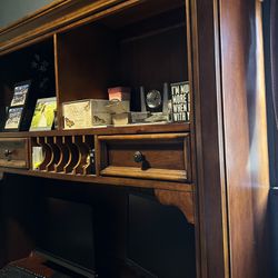  Executive Desk with Hutch And Cabinet