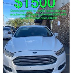 2016 Ford Fuison No Credit Check No Requirements 