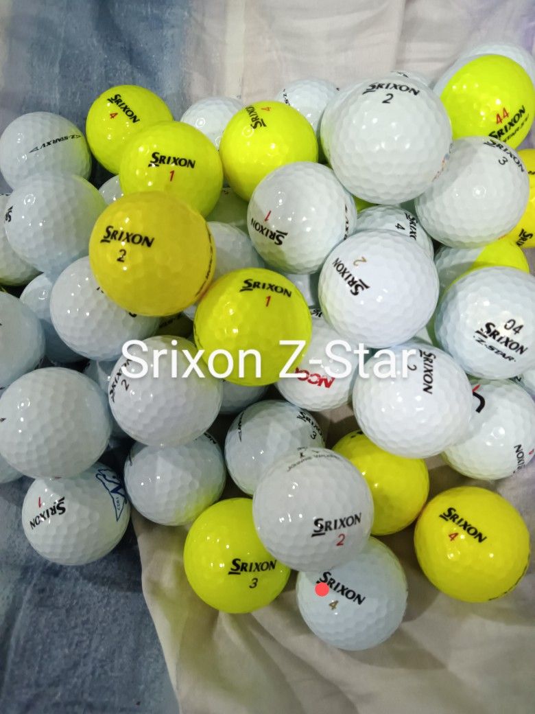 40 Used Srixon Z-Star Balls In Excellent Condition NM