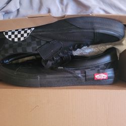 Van checkboard slip ons