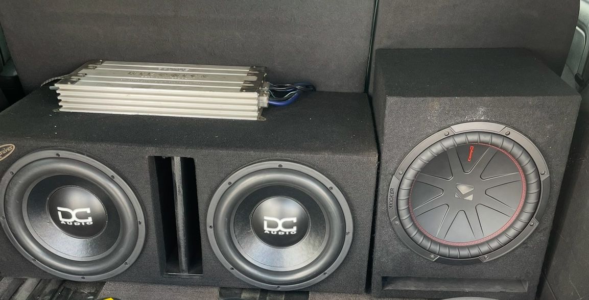 2600 Watt Brutus Super D Class Amp With 3 12” Woofers