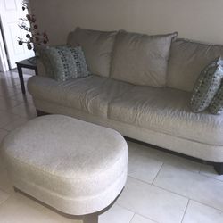 Couch and ottoman