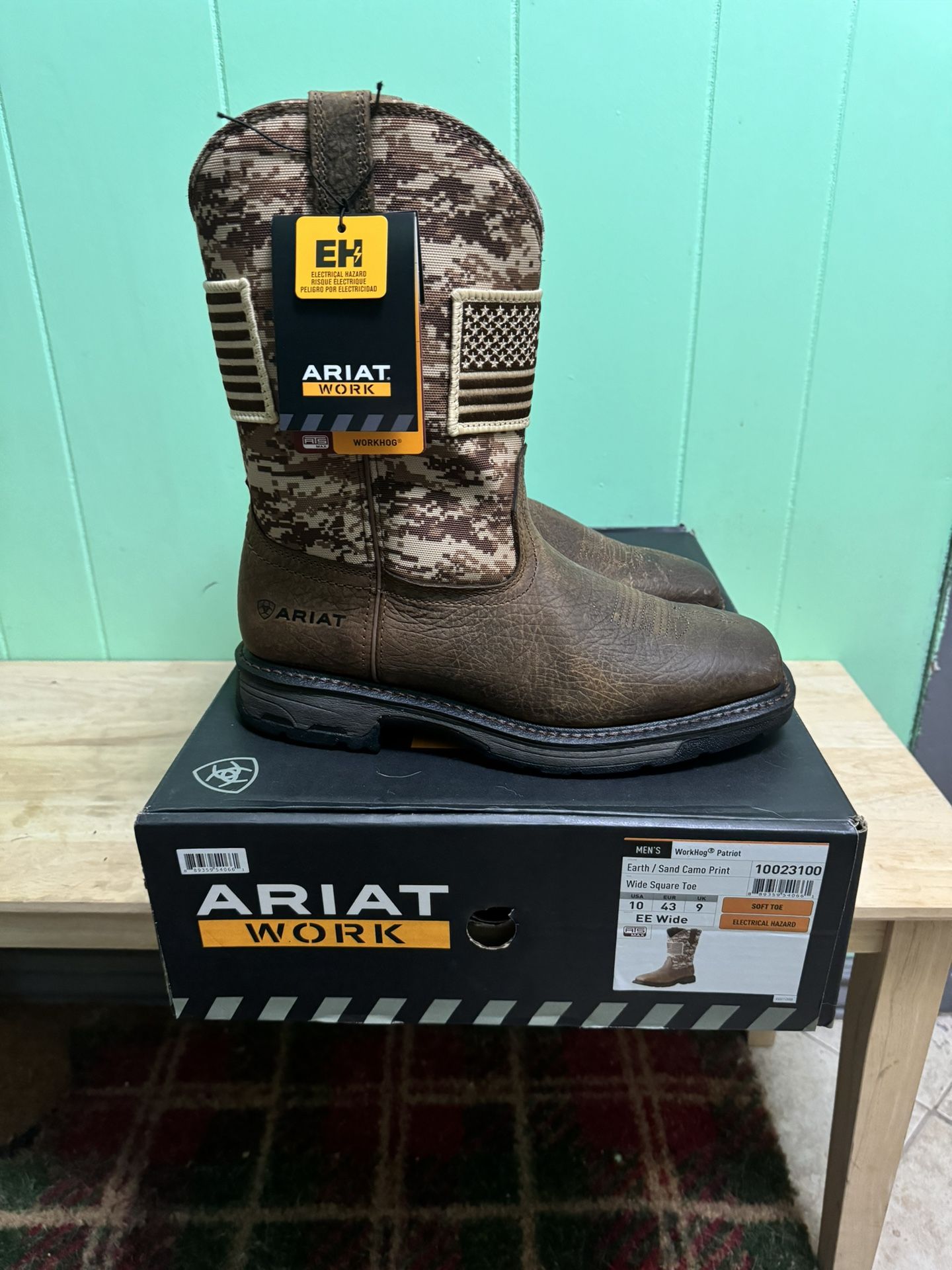 MENS ARIAT PATRIOT WORK BOOTS