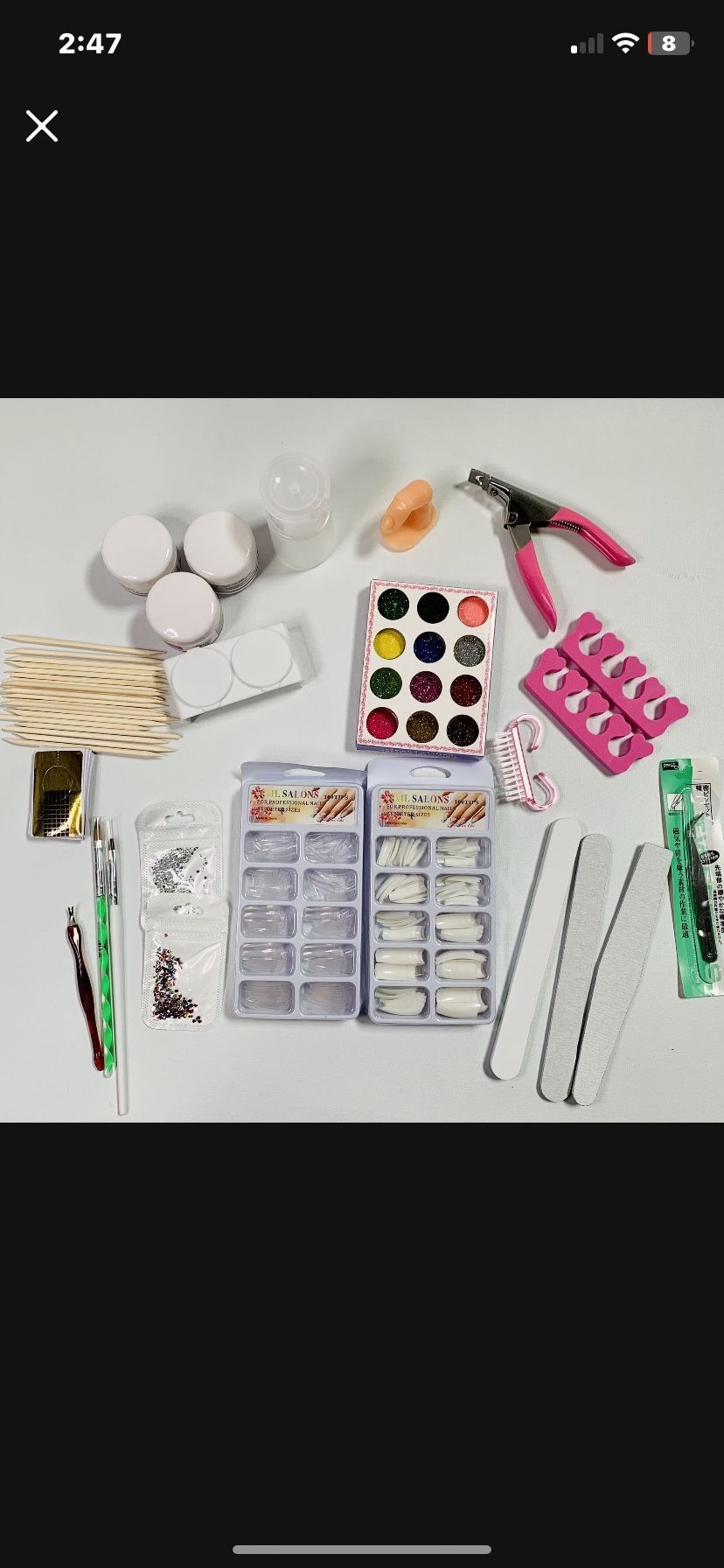 Nail Equipment All Items On Photo