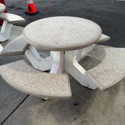 Concrete Patio Tables