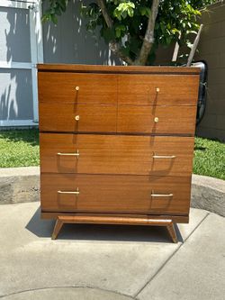 MID CENTURY Highboy dresser