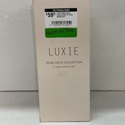 Luxie Rose Gold Collection 12 Piece Brush Set 