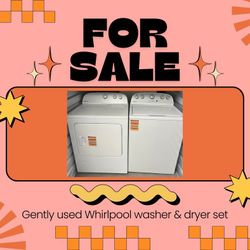 Gently Used Washer & Dryer Set