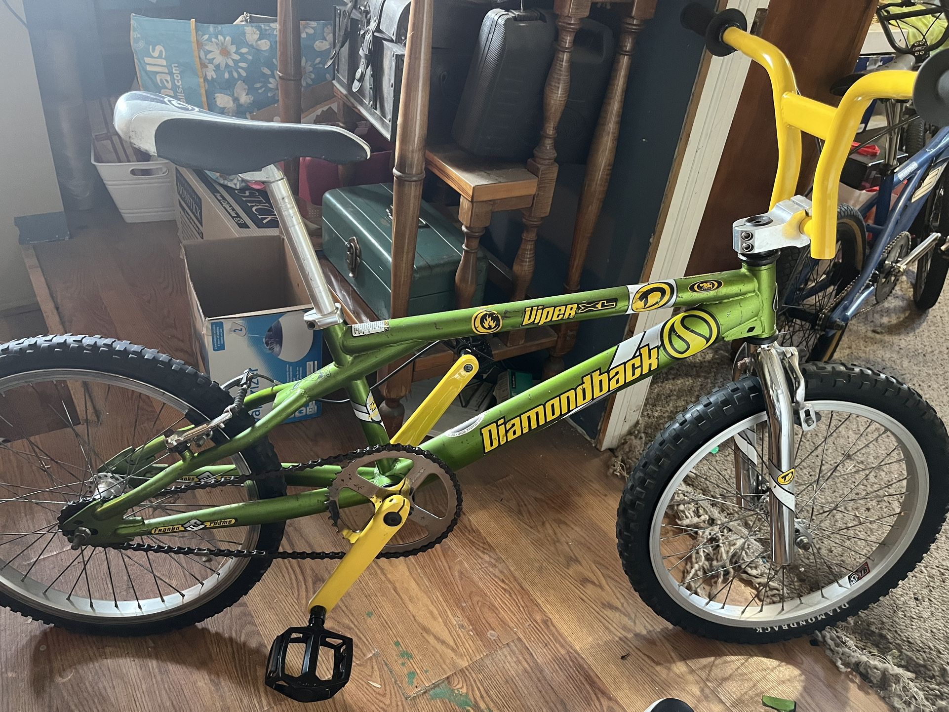 Diamond Back Viper Bmx Green And Yellow