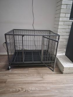Heavy duty dog crate
