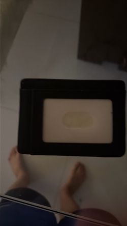 black wallet