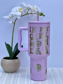 40oz “In My Girl Mom Era” Engraved Tumblers –