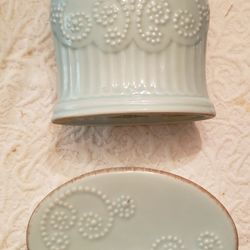 Lenox French Perle Groove Bath Accessories 