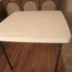 Lifetime Square Folding Table 