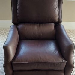 Arhaus recliner chair couch pure leather 