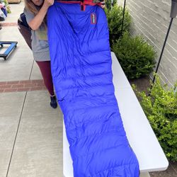* MARMOT Insulated Goose Down SAWTOOTH REGULAR 100% Nylon Sleeping Bag