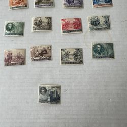 1952 San Marino Christopher Columbus Complete Set Of Stamps 