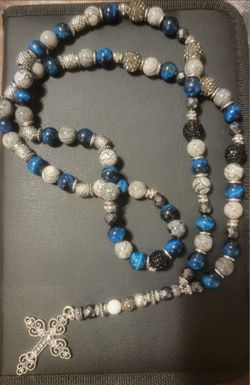 Custom handmade necklaces, rosary, key chains,  waist beads,  and anklets