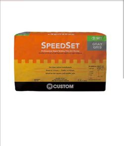 Thinset speedset
