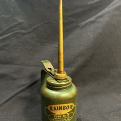 Vintage Rainbow Oil Can