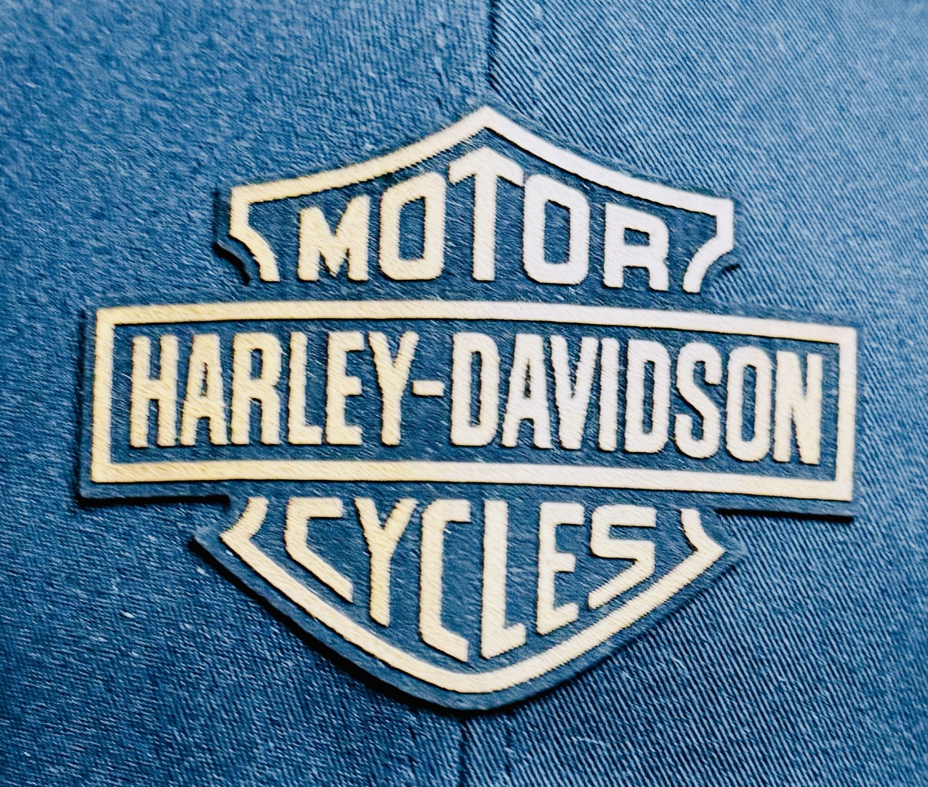 Harley Davidson Leather Patch Hat NEW