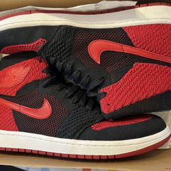 Jordan 1 Flyknit Bred Size 11