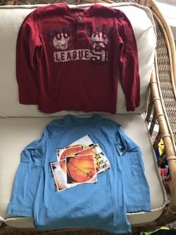 Boys Size 7/8 Children's Place Long Sleeve Shirts Both for $5